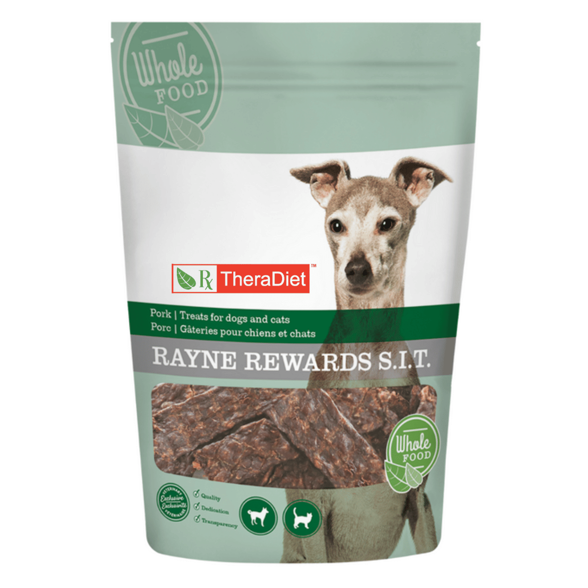 Pork Jerky Treats for Dogs and Cats Rayne Canada - Main Image