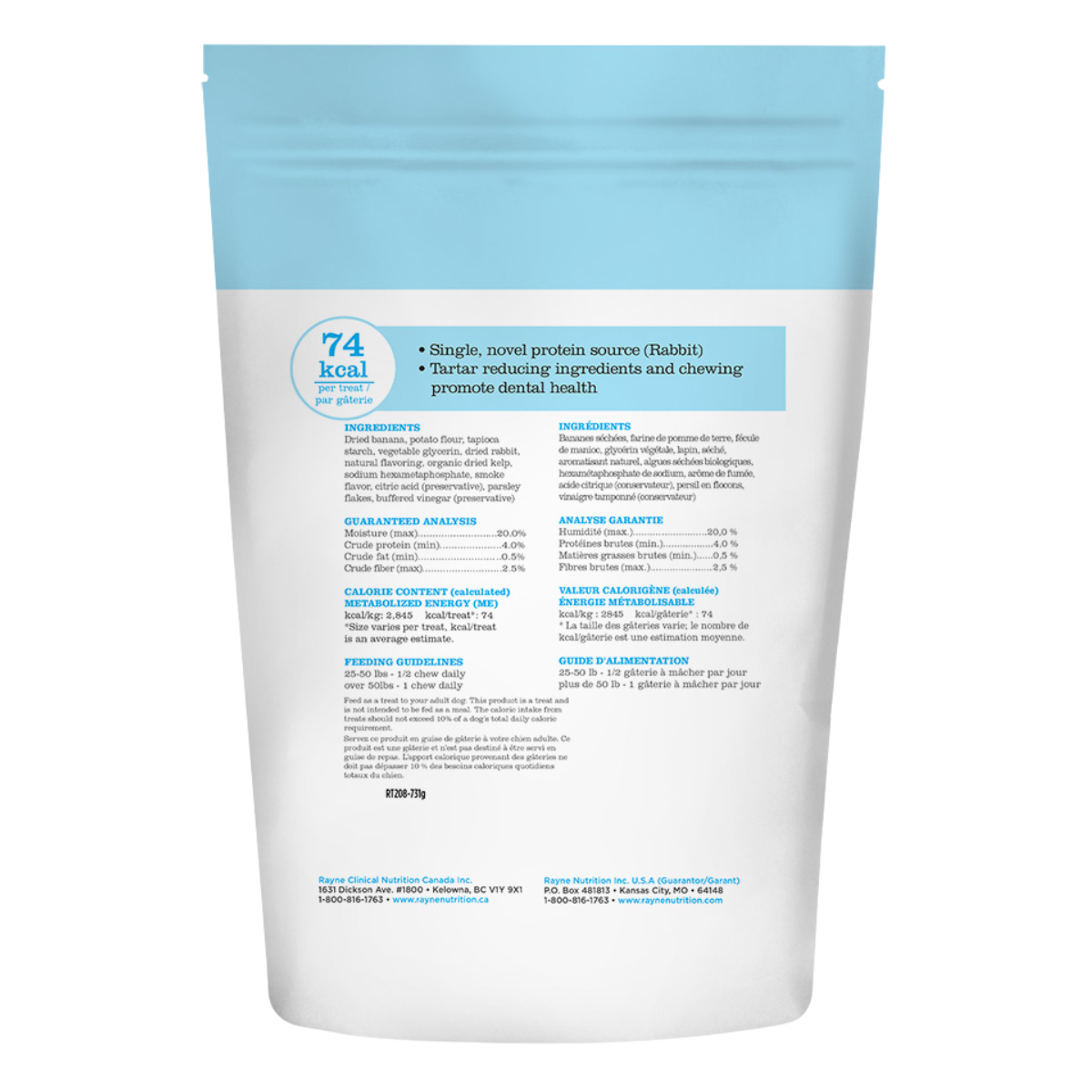 Rabbit Dental Chews for Dogs