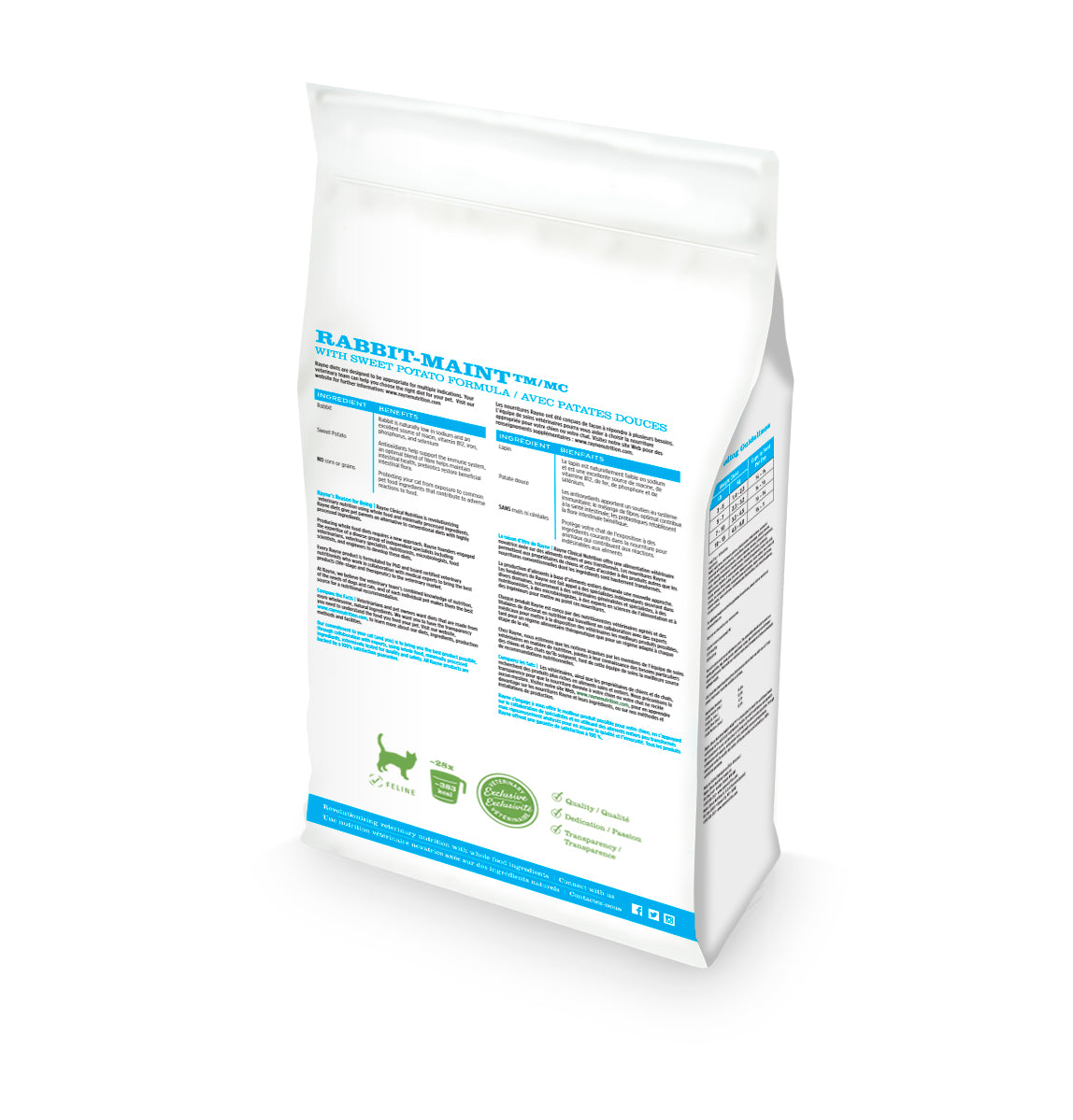 Rabbit-MAINT for Cats | Whole Food Diet for Allergies - Rayne Canada