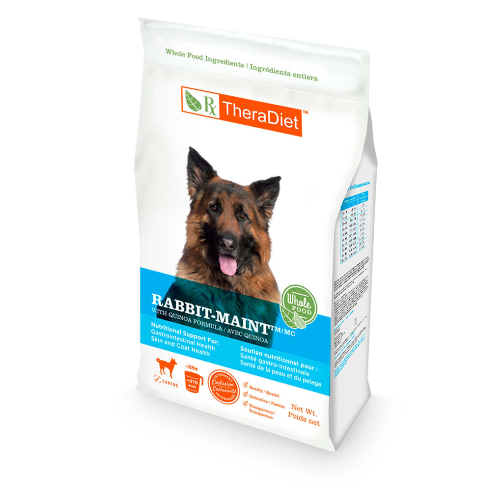 Rabbit and rice dog food outlet